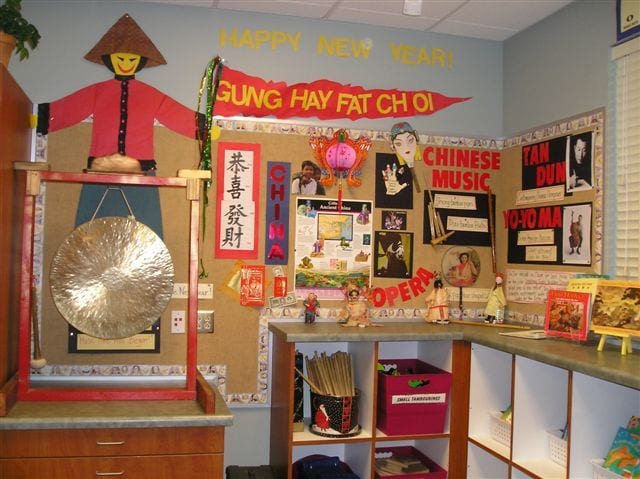 chinese New Year classroom decoration