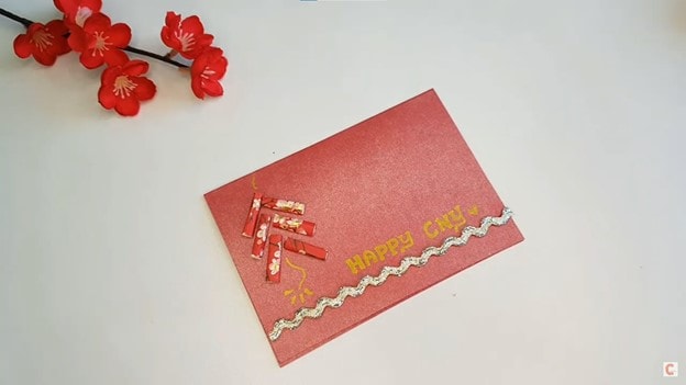 Making Chinese New Year Card in 5 minutes