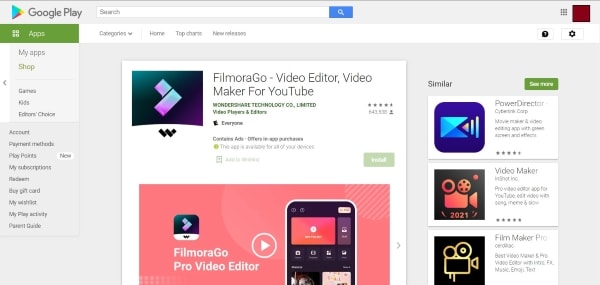 filmorago application