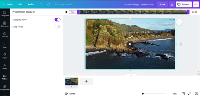 Video Animation in Canva