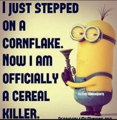 cereal killer minion meme