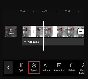 change video speed capcut