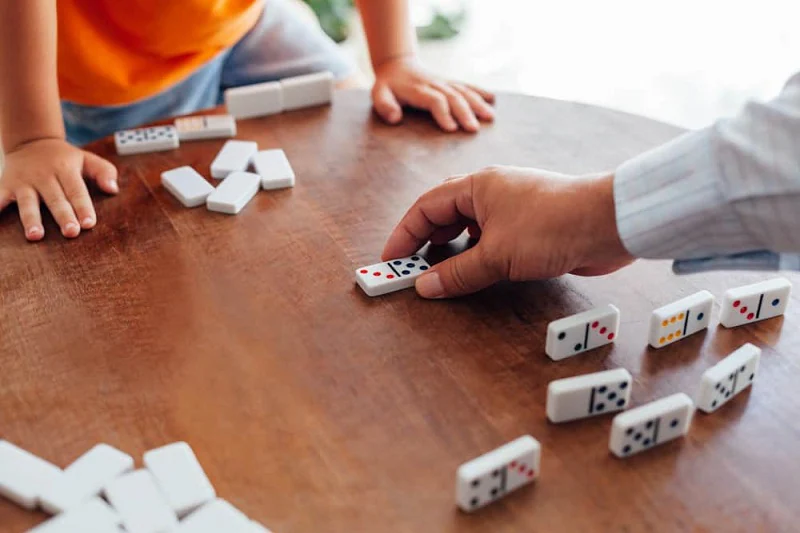 Playing Dominoes