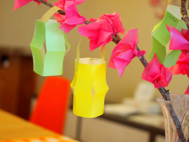 faire des fleurs en papier :