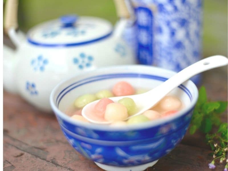 tang yuan sweet rice balls