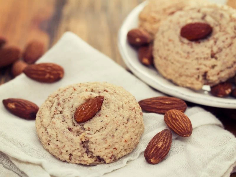 cookies almond untuk tahun baru imlek