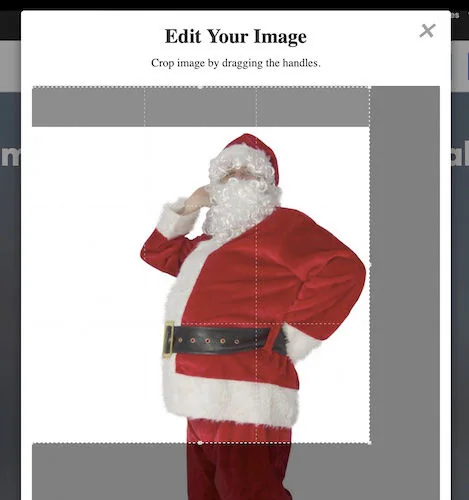 Edit Image option in Wondershare Filmora Online Meme Maker