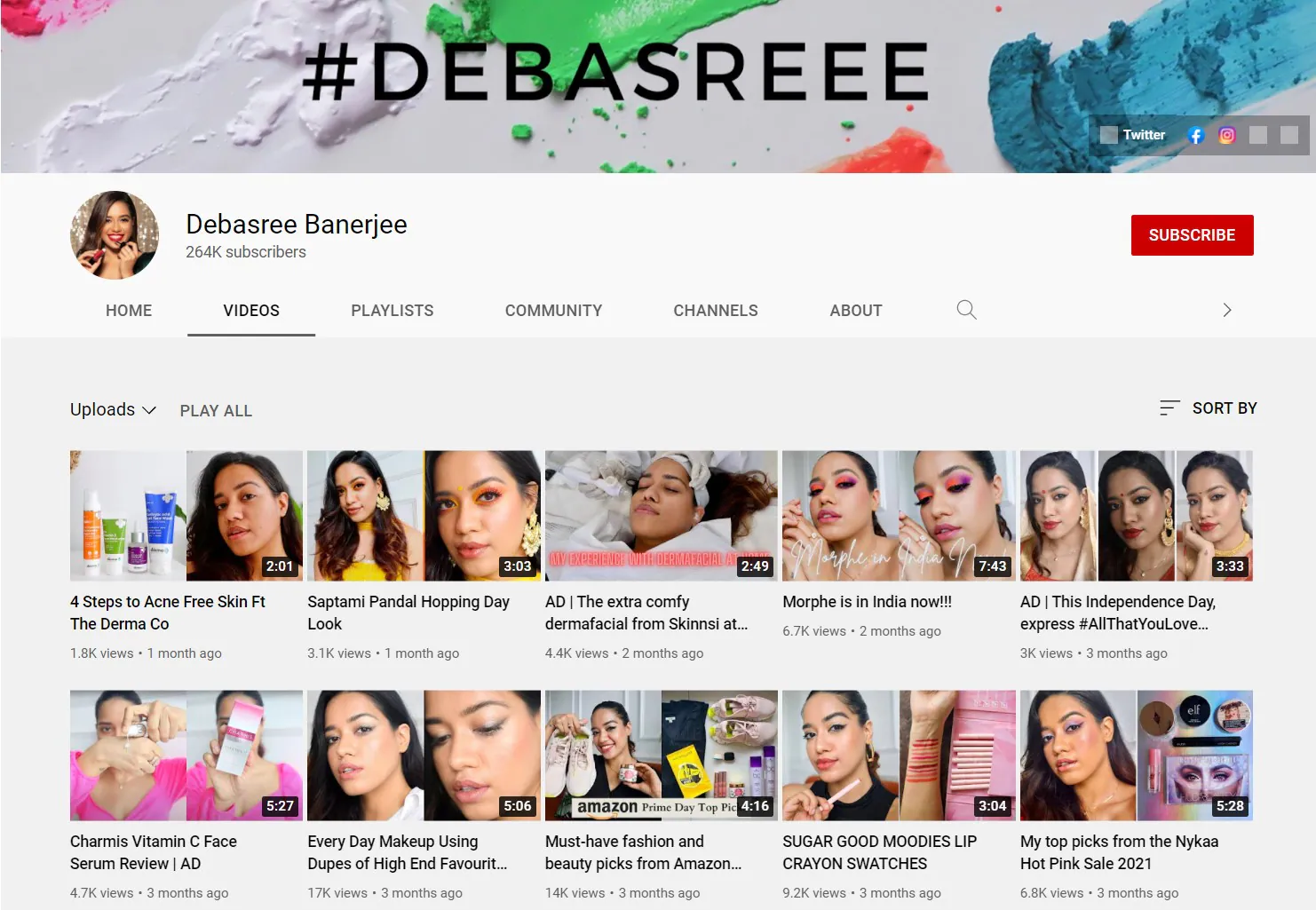 vidéos haul debasree banerjee