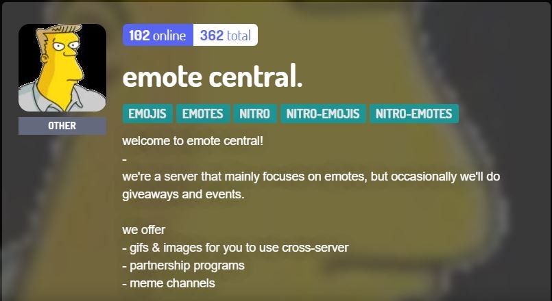Emote Discord Servers - Emote Central