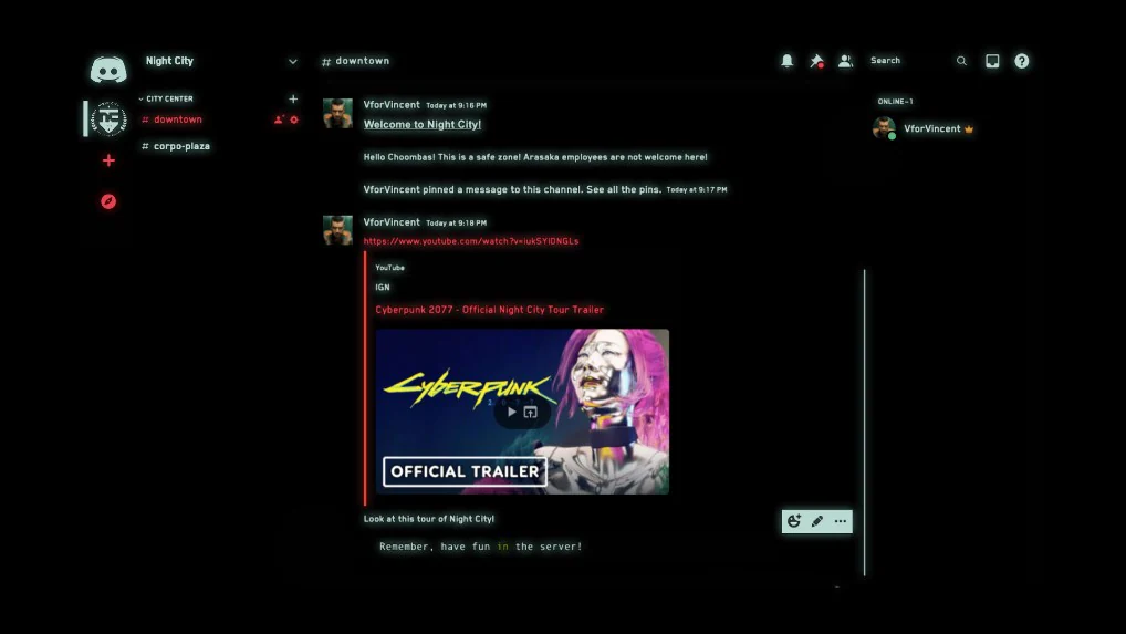 tema discord cyberpunk