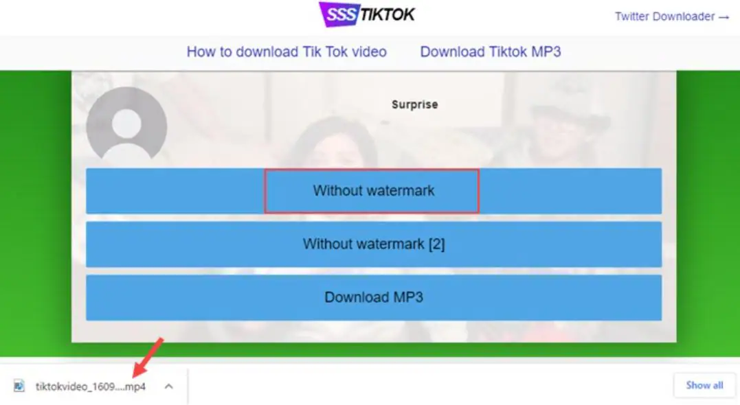 download tiktok tanpa watermark