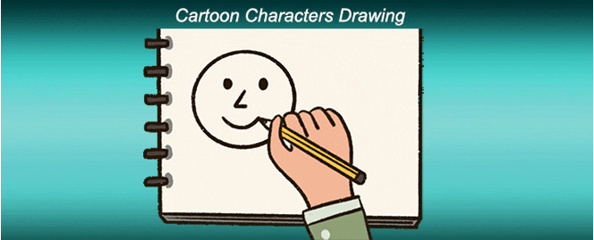 Disegno dei personaggi dei cartoni animati