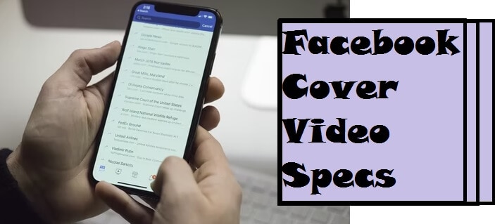 facebook cover video specs