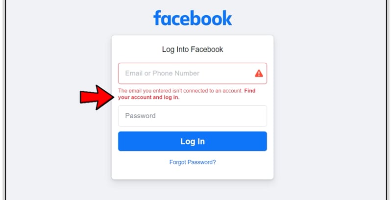 facebook email id changed