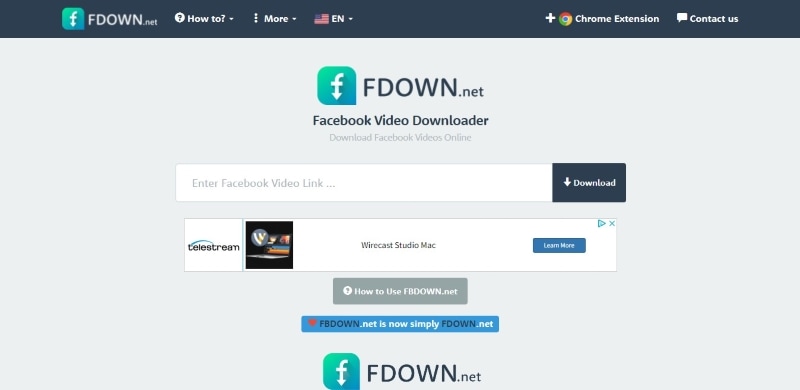 fdown.net downloader
