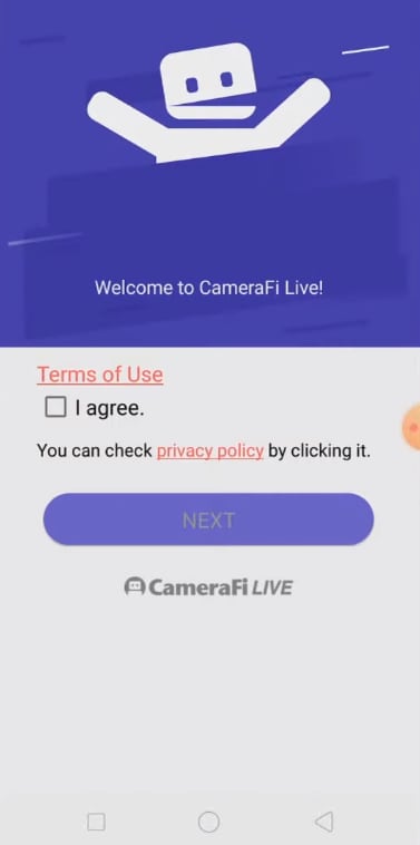 termini di utilizzo di camerafi live