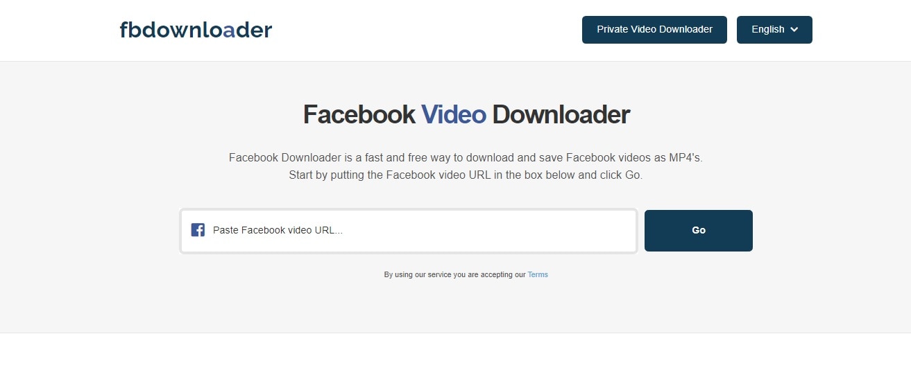facebook private video downloader with fbdownloader.net