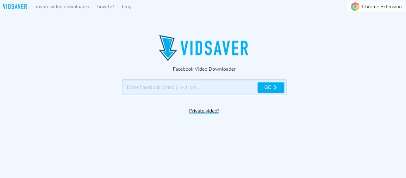 facebook video downloader using vidsaver.net