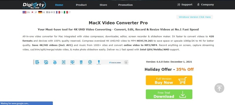 scaricare video da macx video converter pro