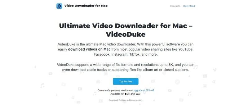download videos with VideoDuke