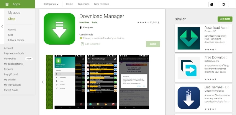 download manager android