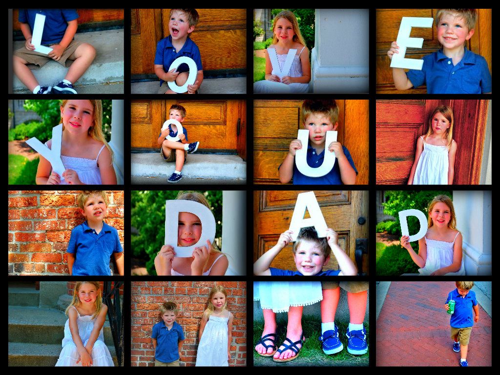 father day photo collage