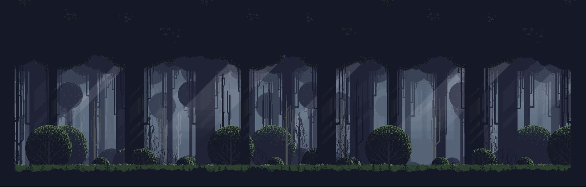 free pixel art forest