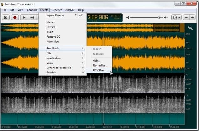 Ocenaudio sound recording tool