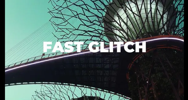 تأثير Fast Glitch Transitions