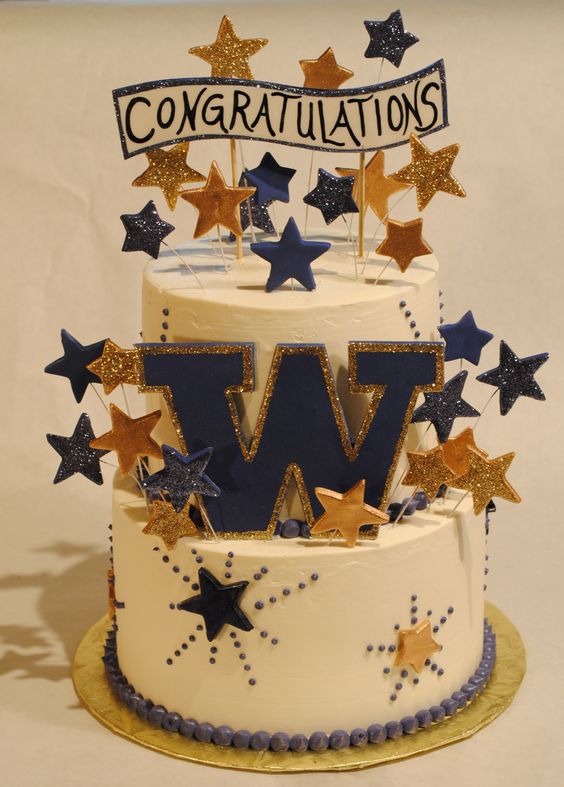 graduation cake ideas star cake
