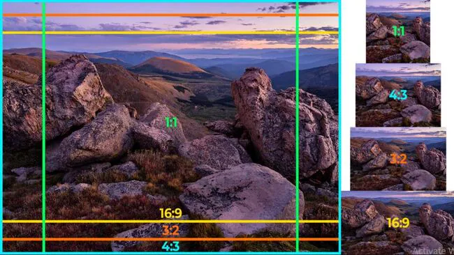 ¿Cómo se encuentra la calculadora de relación de imagen?