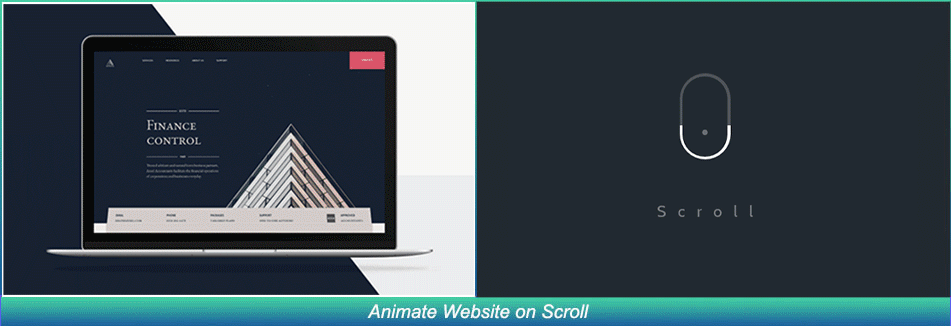 animate website on scroll