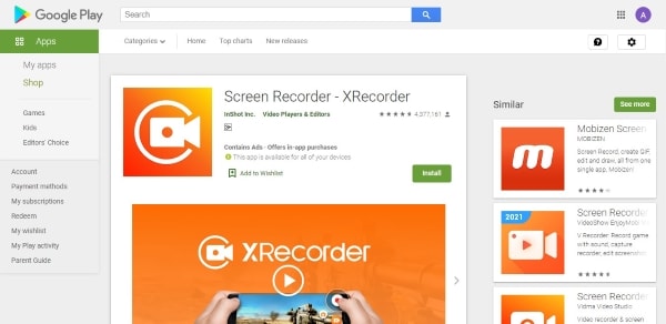 screen recorder - xrecorder