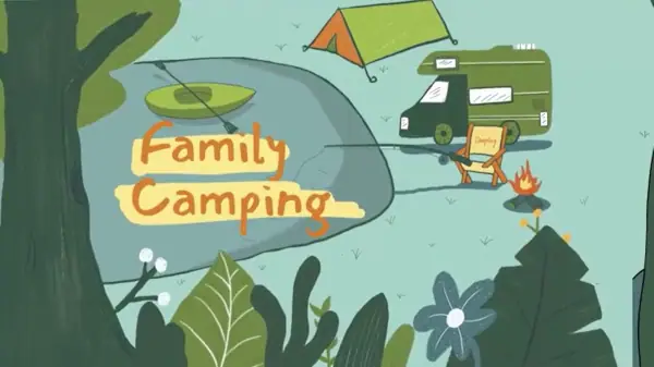 pack effet camping famille