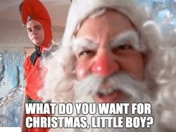 a Christmas story meme