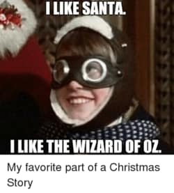 un meme de una historia navideña