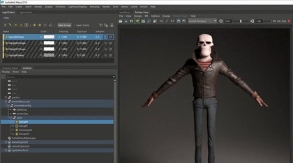 Software AutoDesk Maya Progettazione di personaggi