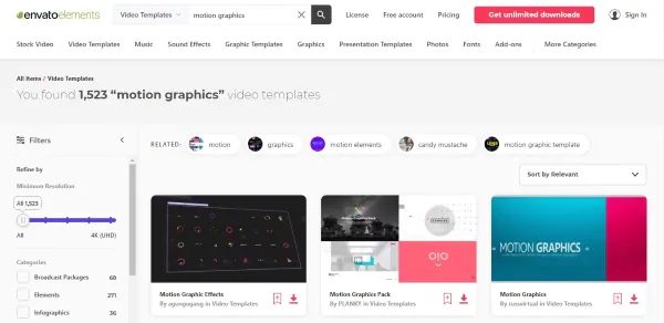 envato elements templates