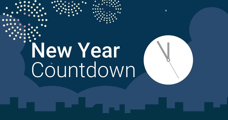 new years countdown video