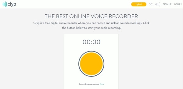 clyp online voice recorder