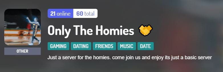 only the homies discord