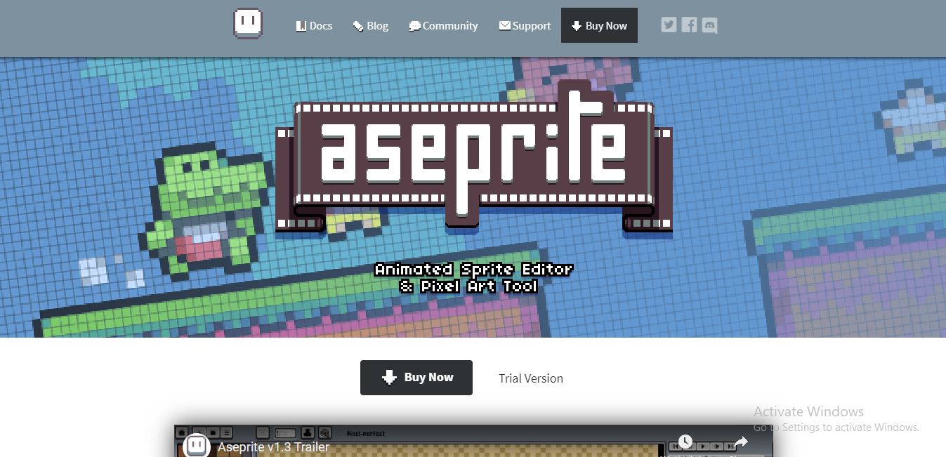 pixel art maker aseprite