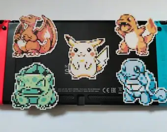 cadeau pixel art pokémon