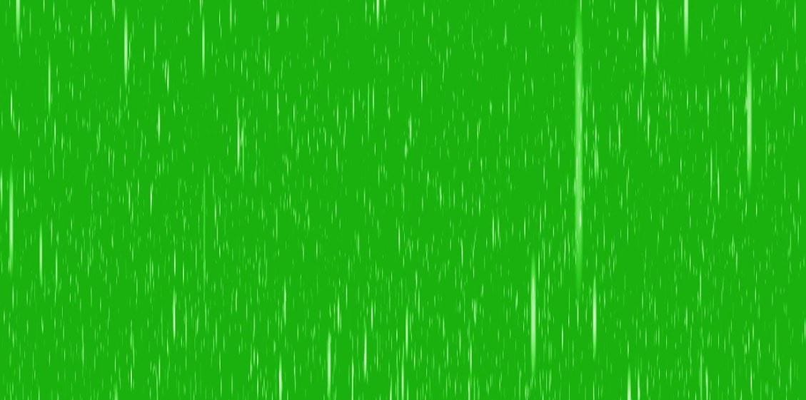 rain green screen
