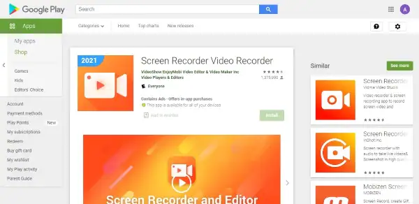 screen recorder video recorder