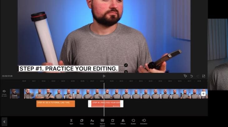 how to resize video in capcut