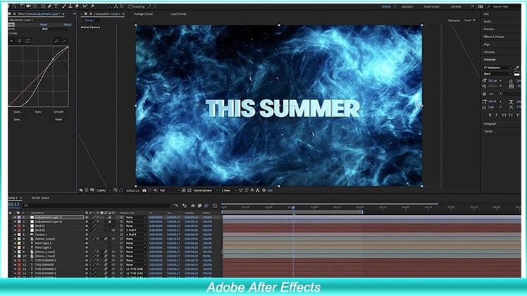 after effects interface