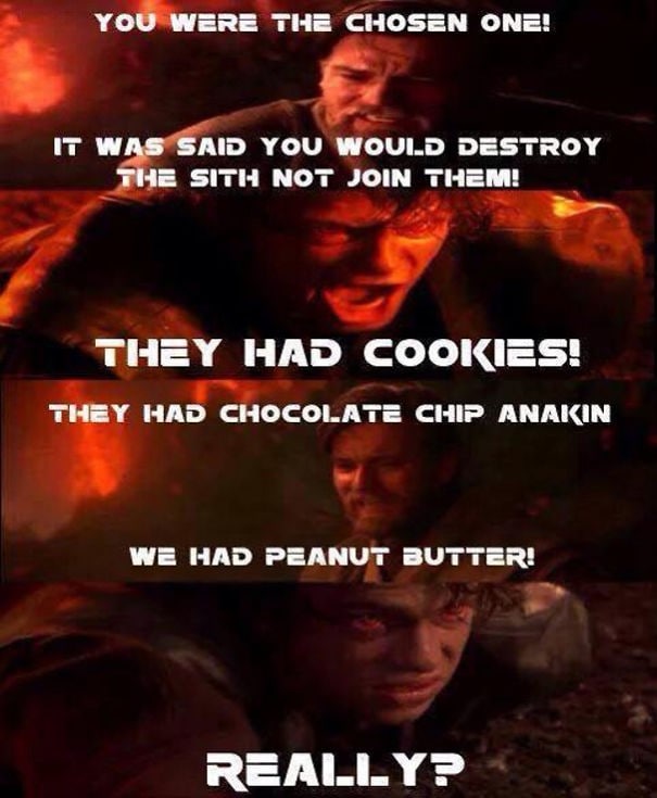 Star Wars funny dialog Xmas meme