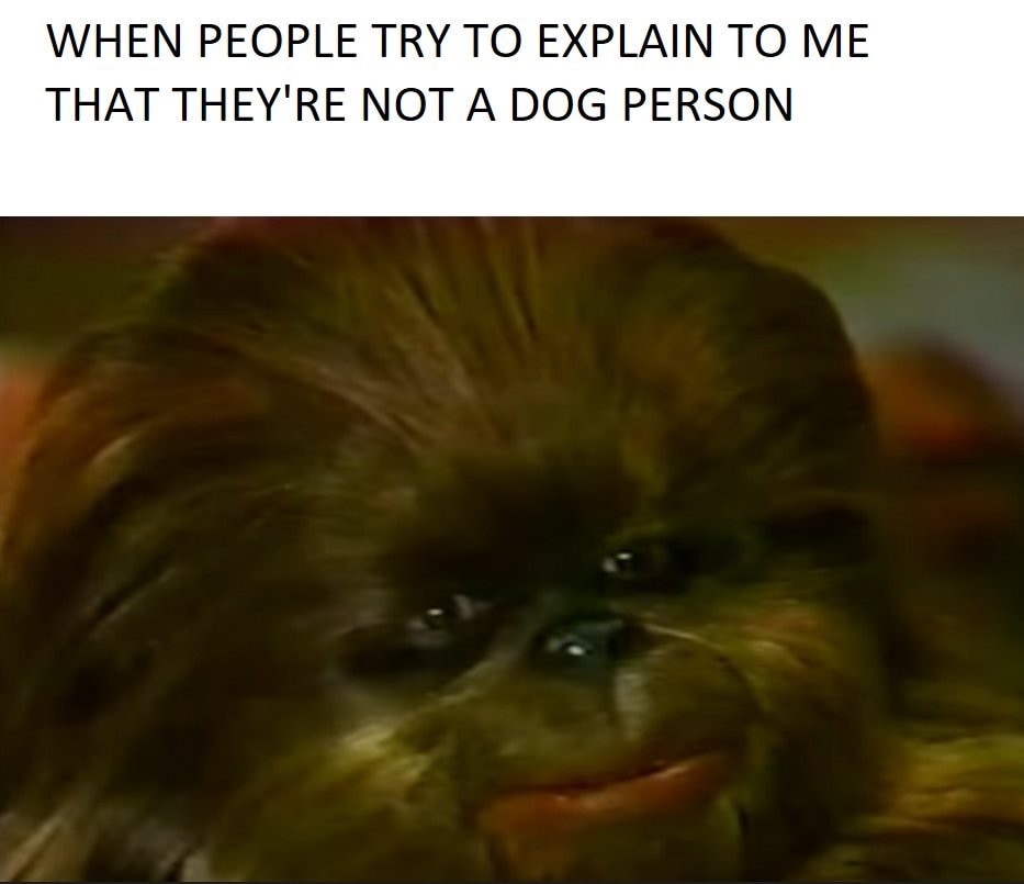 Star Wars dog-character Xmas meme