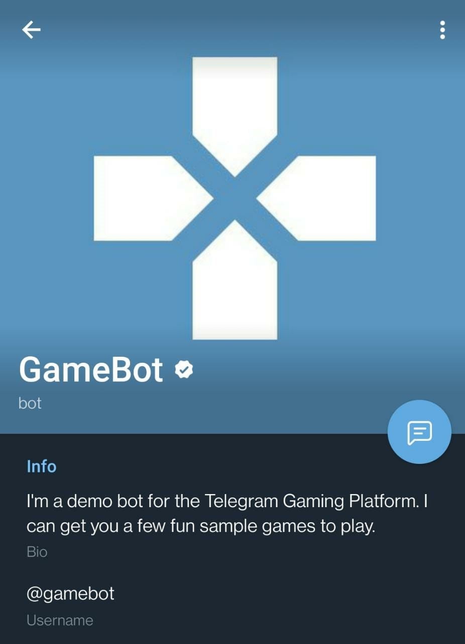 telegram bot gamebot